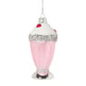 Kersthanger sorbet - glas - 13.1x6.1x6 cm