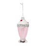 Kersthanger sorbet - glas - 13.1x6.1x6 cm
