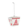 Kersthanger wok to go - glas - 11x11x7.5 cm