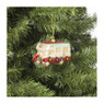 Kersthanger camper - glas - 6.7x12.5x4 cm