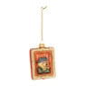 Kersthanger schilderij hond - diverse varianten - glas