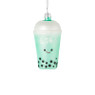 Kersthanger bubble tea - glas - ø5x9.5 cm