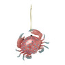 Kersthanger krab - glas - 8.7x11.3x3.2 cm