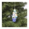 Kersthanger ijsballen toren - diverse varianten - glas
