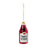 Kersthanger ketchup - glas - ø4.7x10.8 cm