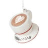 Kersthanger cappuccino - glas - ø8.7x6.5 cm