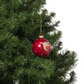 Kerstbal rendier - rood