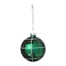 Kerstbal geruit - groen