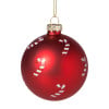 Kerstbal zuurstok - rood