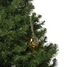 Kersthanger olive - groen - ø6.5x13 cm