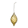 Kersthanger olive - groen - ø6.5x13 cm