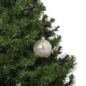 Kerstbal sequins - beige