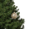 Kerstbal sequins - goudkleurig