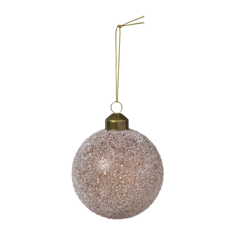 Kerstbal frozen - bruin