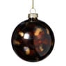 Kerstbal glossy - bruin