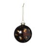 Kerstbal glossy - bruin