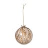 Kerstbal bleeding - beige
