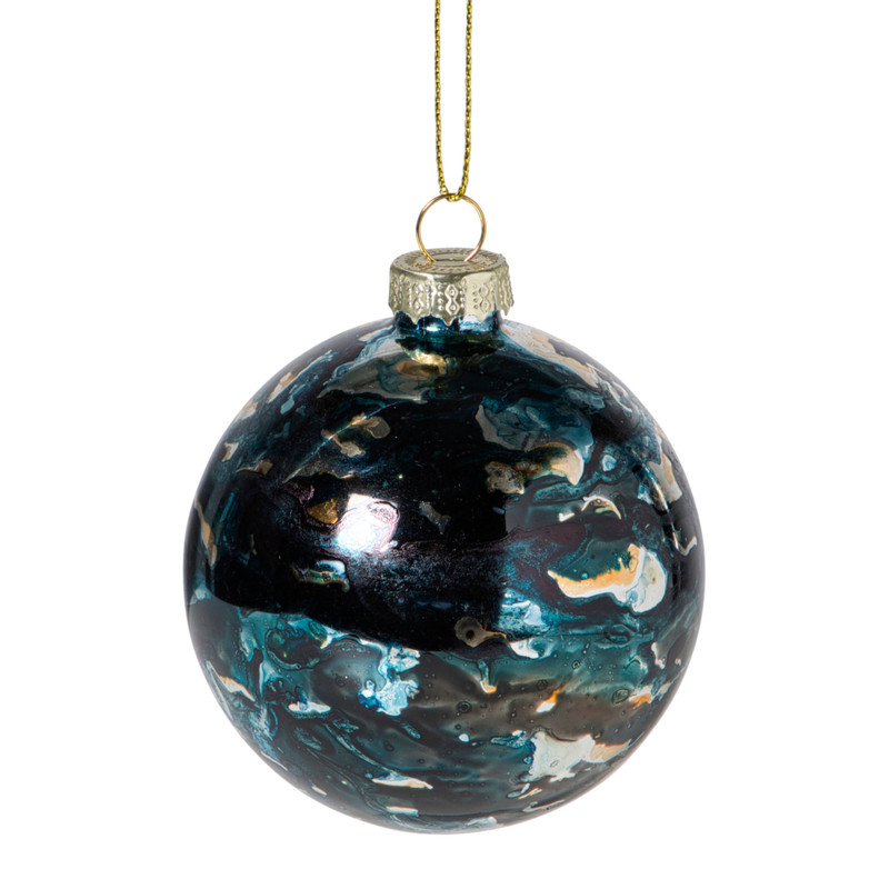 Kerstbal bleeding - blauw
