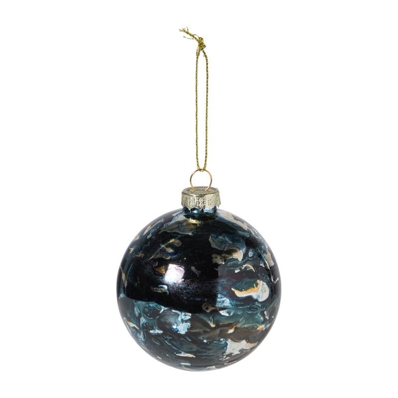 Kerstbal bleeding - blauw
