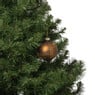Kerstbal mat - donkerbruin
