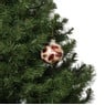 Kerstbal glossy - bordeauxrood