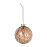 Kerstbal glossy - bruin