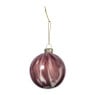 Kerstbal glossy - paars