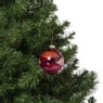 Kerstbal lippen - roze/rood
