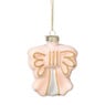 Kersthanger strik - roze - 8.5x8x3 cm