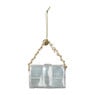 Kersthanger handtas - wit - 4.2x7x2.8 cm