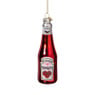 Kersthanger ketchupfles - rood - ø4x13 cm