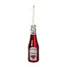 Kersthanger ketchupfles - rood - ø4x13 cm