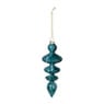 Kersthanger glas pegel - groen - ø5.5x15 cm