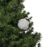 Kerstbal fluffy - grijs