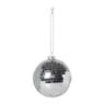 Kerstbal discobal - zilverkleurig