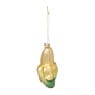 Kersthanger banaan - geel - 12x6.5x5.5 cm