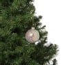 Kersthanger discobal met confetti - goudkleurig - ø8 cm
