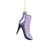 Kersthanger hak - roze - 10.2x9x3.3 cm