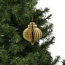 Kerstbal papier clashing colours - diverse varianten - ø8.3x10 cm