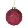 Kerstbal druppeltjes - roze