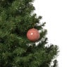 Kerstbal print- paars/rood