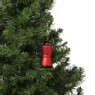Kersthanger koffiemaker - rood - 10.5x8x5 cm