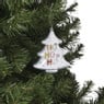 Kersthanger ho ho ho - transparant - 10x8.8x7 cm