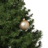 Kerstbal cirkels stipjes - goudkleurig