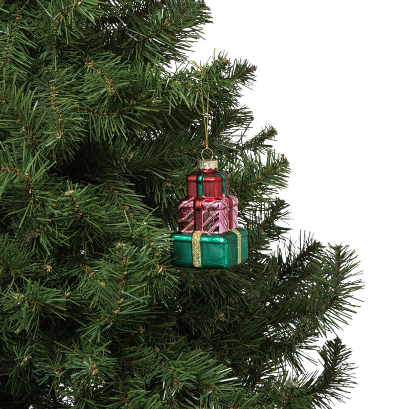 Kersthanger cadeautjes - diverse varianten - 9.8x5.5x5 cm