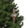 Kersthanger bolling - roze - ø7x22 cm