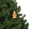 Kersthanger gingerbread - bruin - 9.7x6.4x1.8 cm