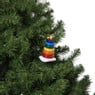 Kersthanger kleurtoren - multikleur - 10.8x5.3x5.2 cm