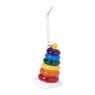 Kersthanger kleurtoren - multikleur - 10.8x5.3x5.2 cm