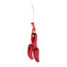 Kersthanger peper - rood - ø2.7x7.6 cm